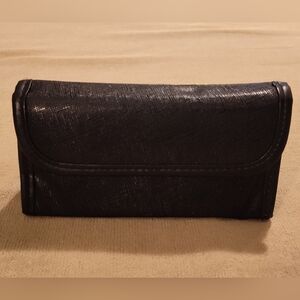 Black Textured Clutch